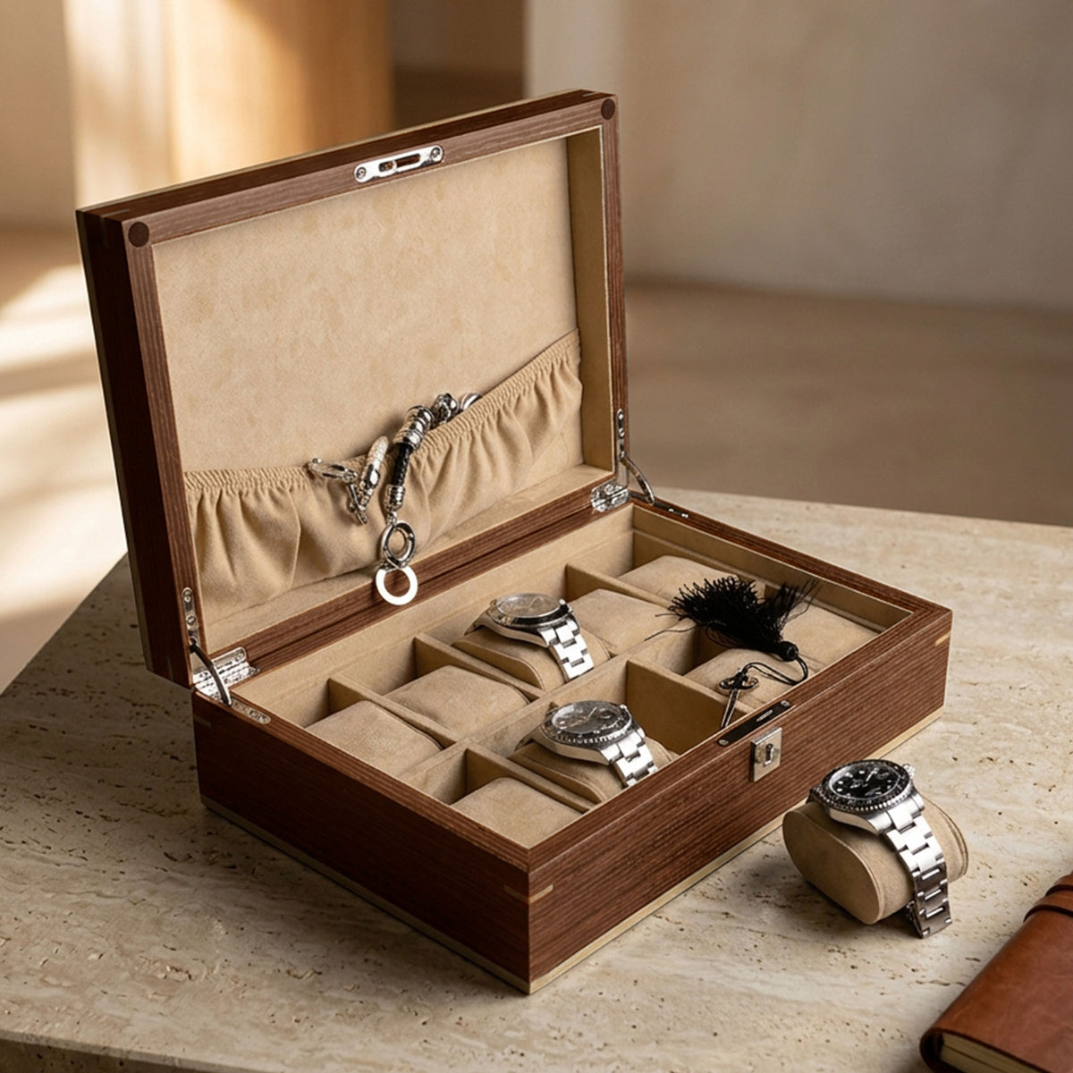 Watch Box Aberdeen 10 - Walnut – view 7