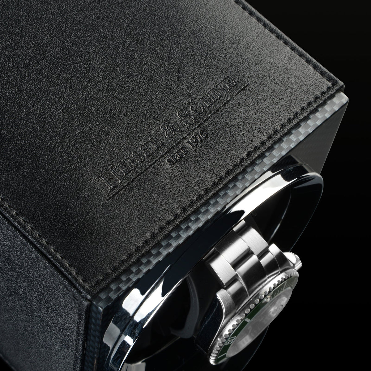 Watch Winder Moon carbon fibre