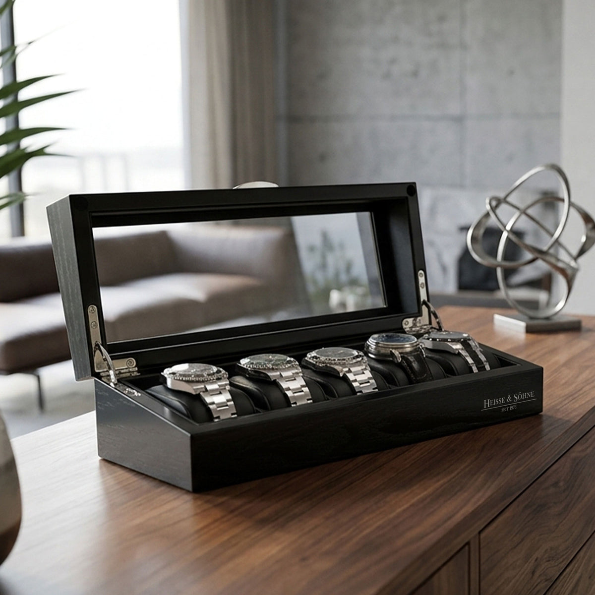 Watch Box Oxford 5 - Dark Oak – view 9